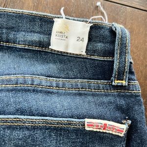 Hudson krista ankle jeans size 24
